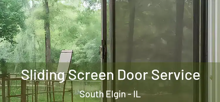 Sliding Screen Door Service South Elgin - IL